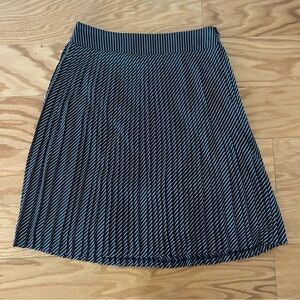 The Limited Black and White A-Line Skirt